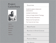 Tablet Screenshot of anglicanhistory.org